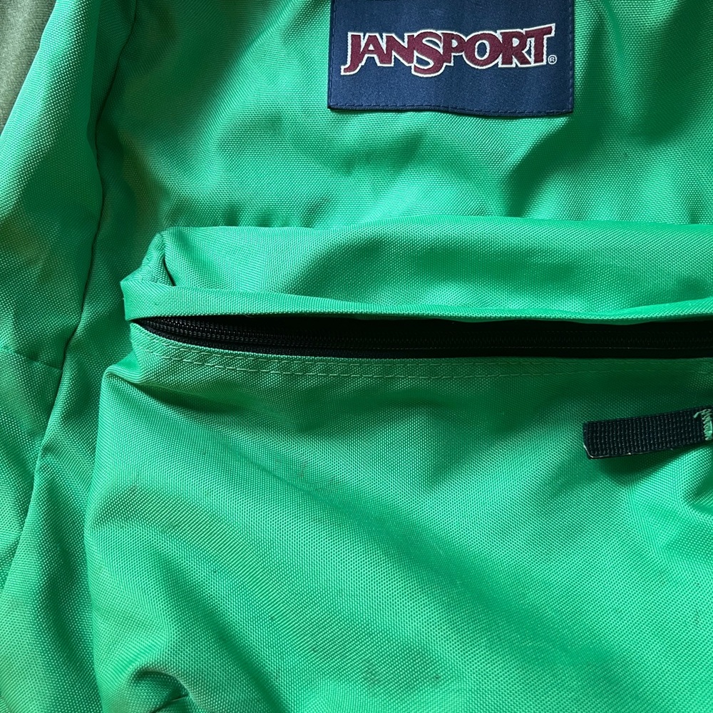 JanSport Green Classic Backpack - Vibrant Green - Picture 2 of 8